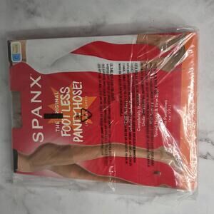 Spanx The Original Footless Pantyhose Shaper Capri Nude Size C